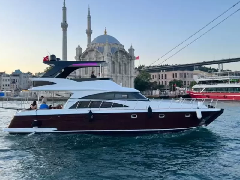 From Istanbul Port: Bosphorus Luxury Yacht Tour with Wine & Snacks