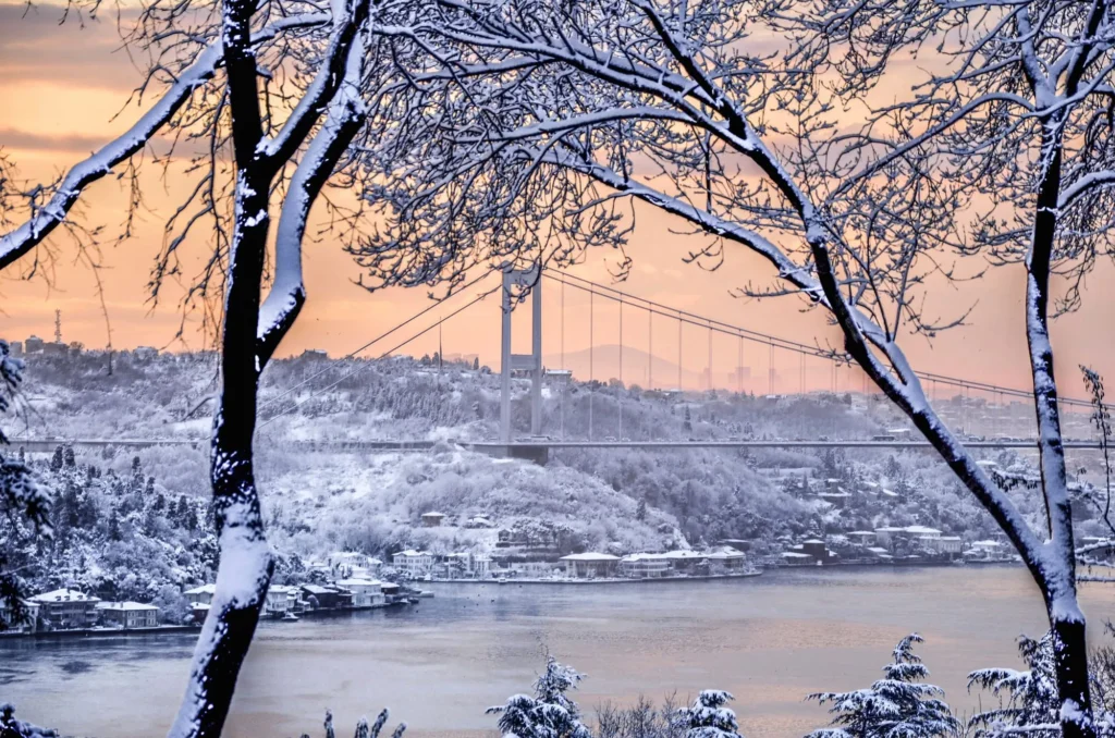 winter bosphorus views