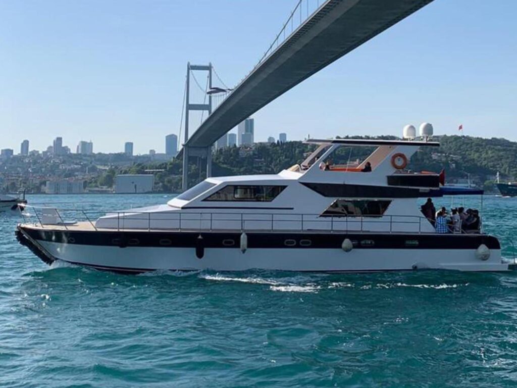 Bosporus 3 private yacht for a bachelorette party on the Bosphorus