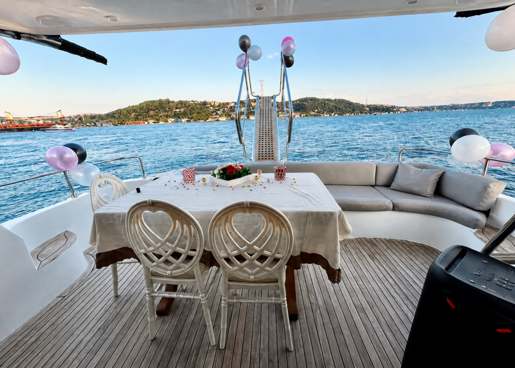 Bosporus 2 private yacht available for charter on the Bosphorus in Istanbul