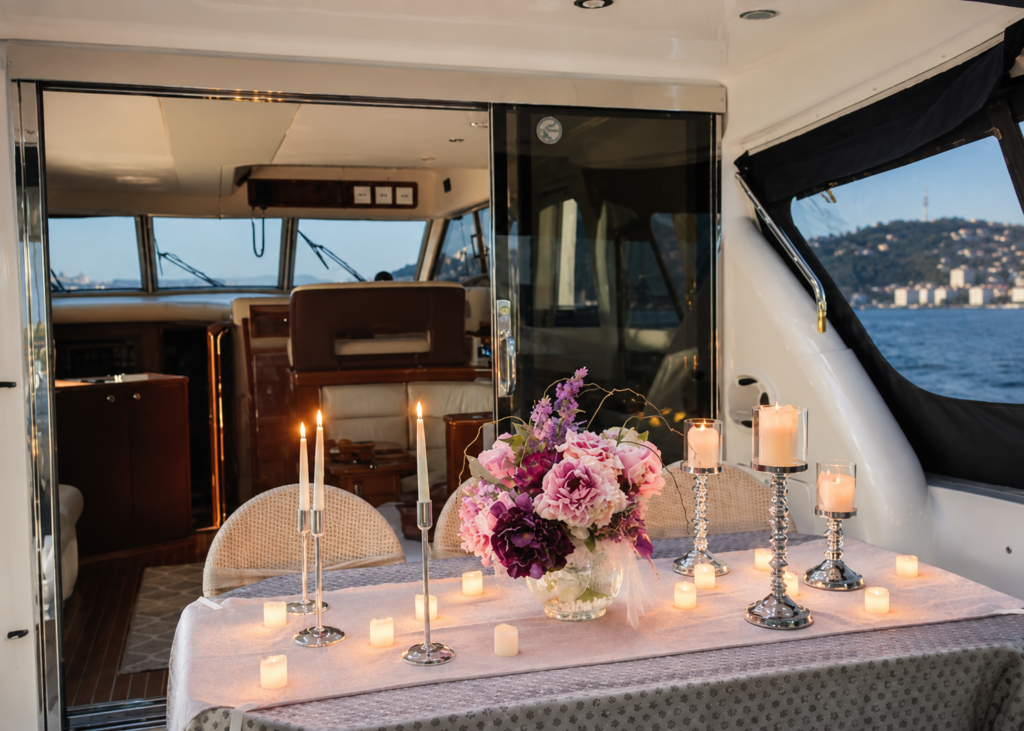 Bosporus 2 private yacht available for charter on the Bosphorus in Istanbul