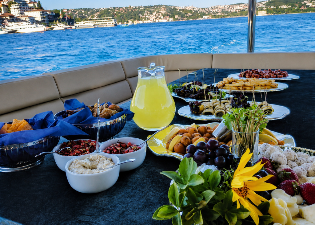 Bosporus 8 private yacht available for charter on the Bosphorus in Istanbul