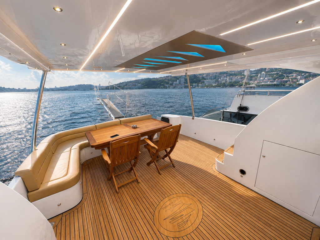 Bosporus 9 private yacht available for charter on the Bosphorus in Istanbul