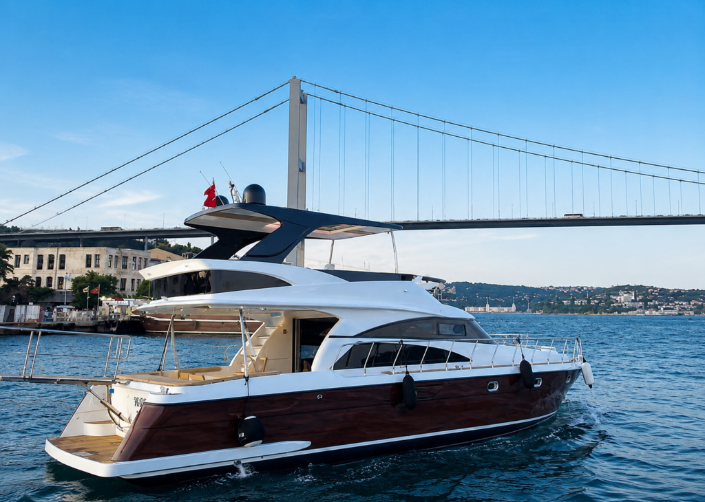 Bosporus 9 private yacht available for charter on the Bosphorus in Istanbul