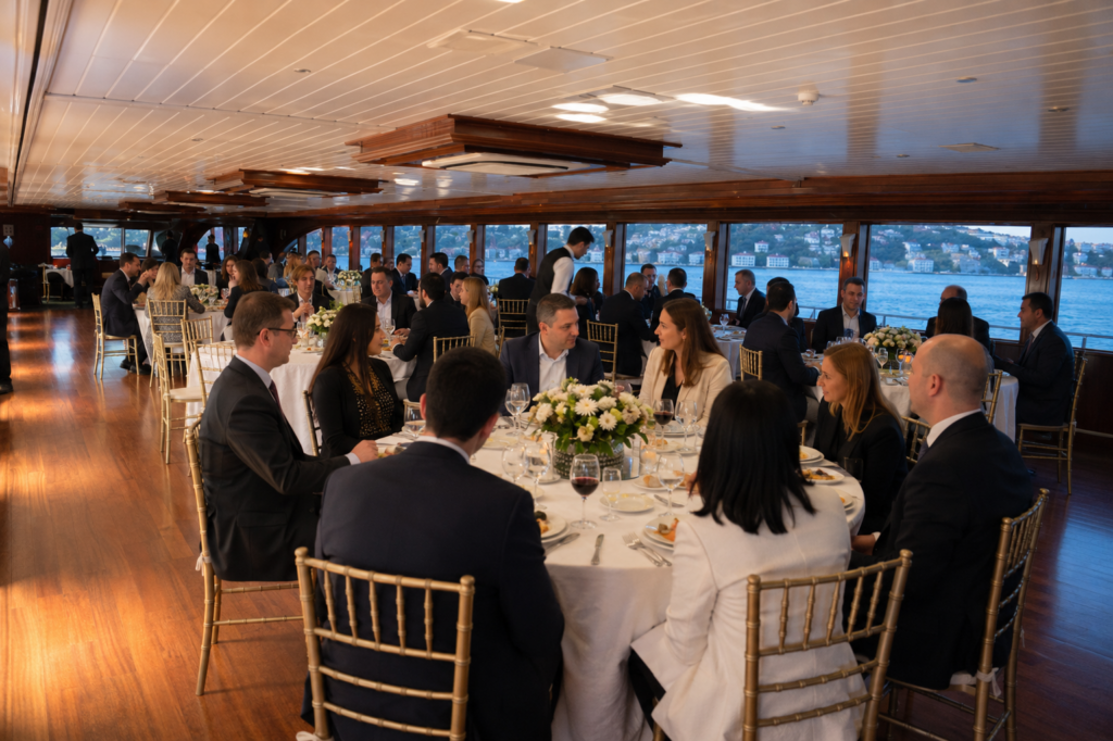 Event Boat 1, a private event charter boat on the Bosphorus in Istanbul