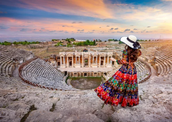 Hierapolis and the white terraces of Pamukkale