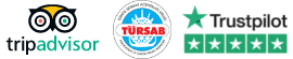 Tripadvisor · TÜRSAB · Trustpilot