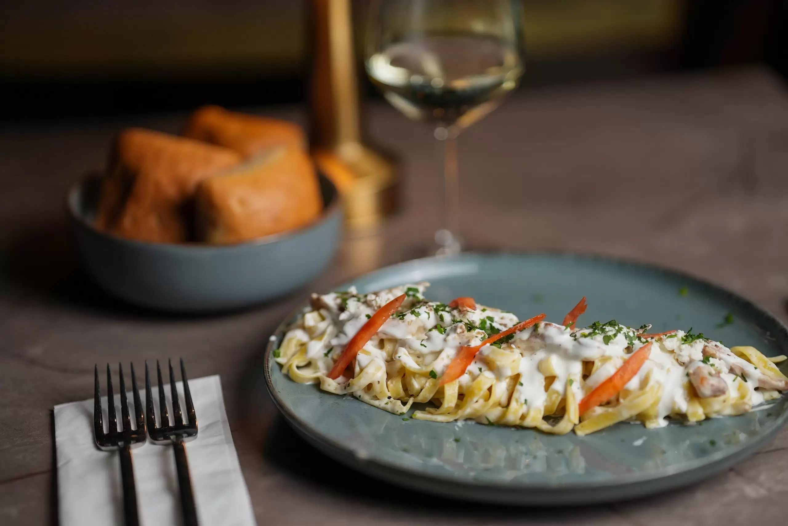 menú vegetariano del crucero por el bósforo